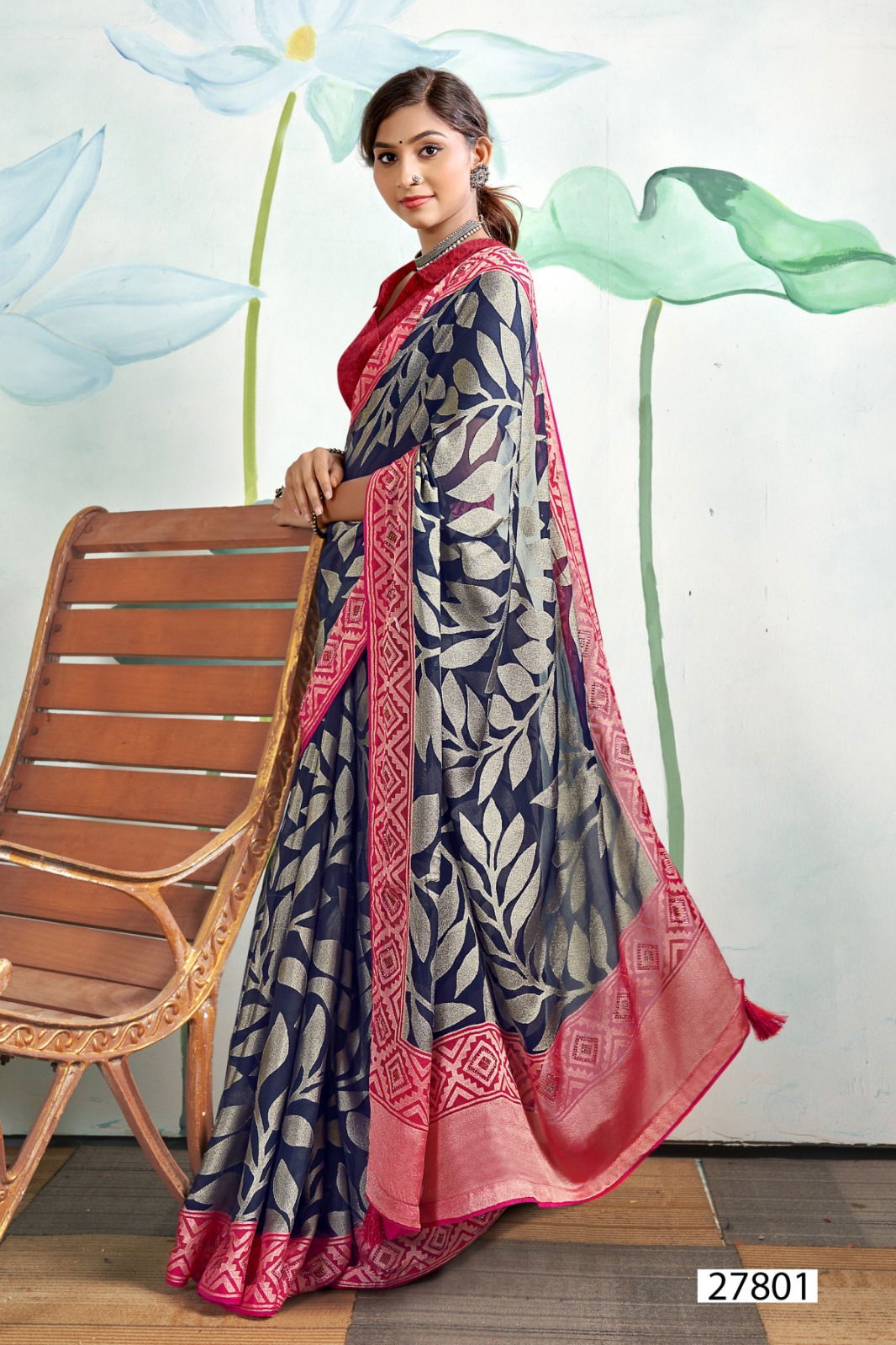 Shivali By Vallabhi Brasso Printed Sarees Wholesale Price In Surat